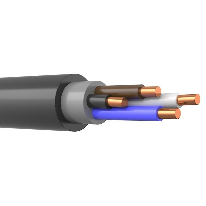 Кабель мідний контрольний ГАЛ-КАТ КВВГнгд 4x1,5 мм2 жорсткий чотирижильний (1306874-1C)