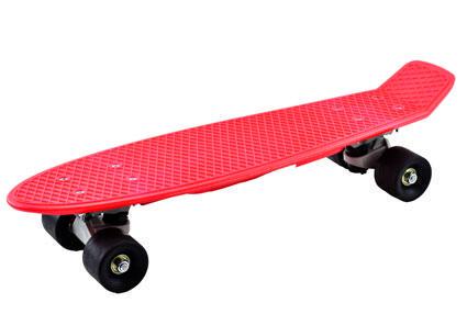 Скейтборд Doloni 0151/4 PVC 57 см Червоний (27437745)