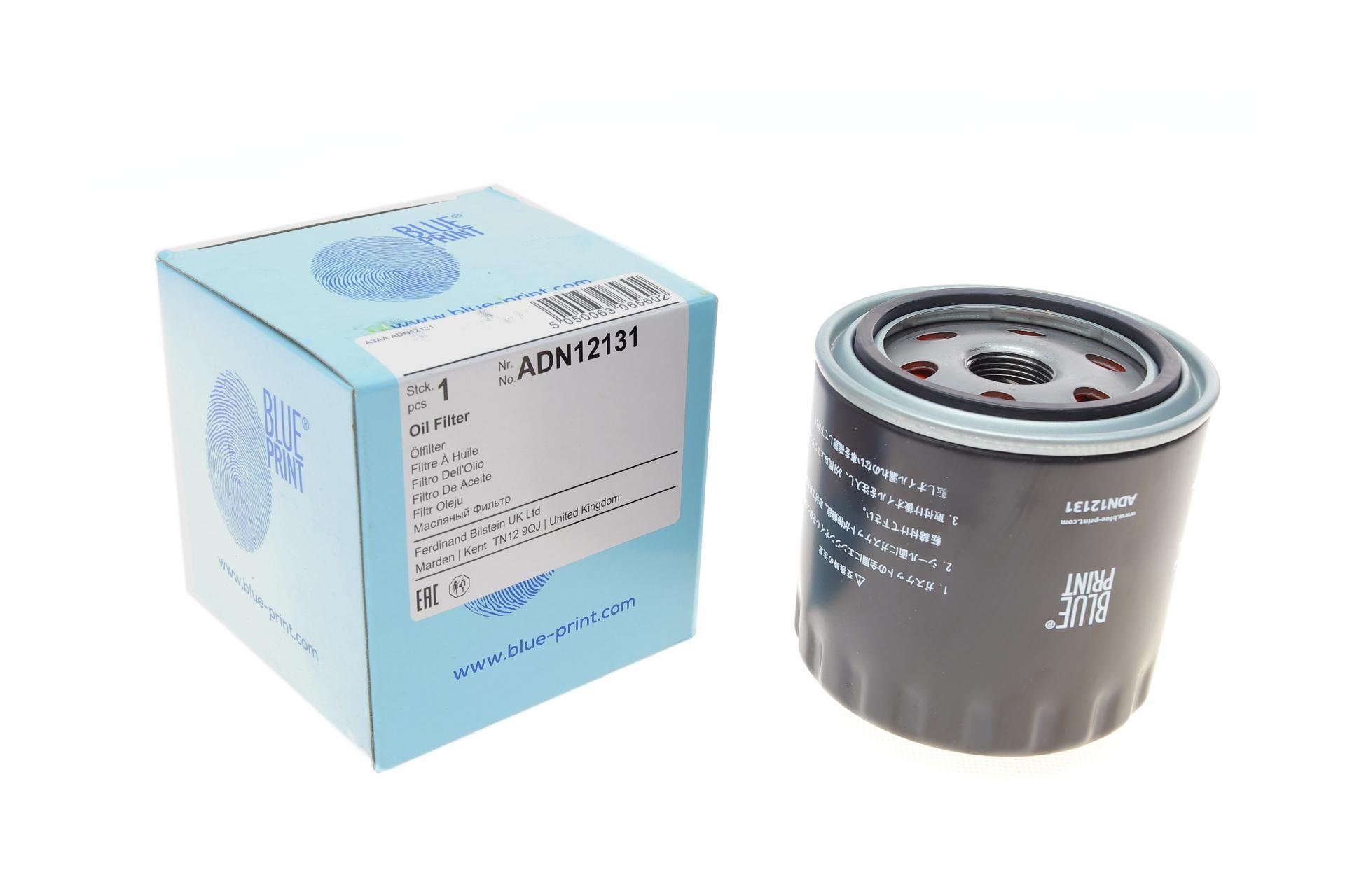 Фільтр масляний BLUE PRINT для Renault Megane III/Laguna III 1,9dCi/3,0dCi 08- (ADN12131)
