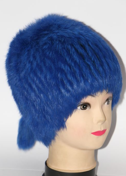 Шапка женская меховая женская из кролика Электрик (28195)