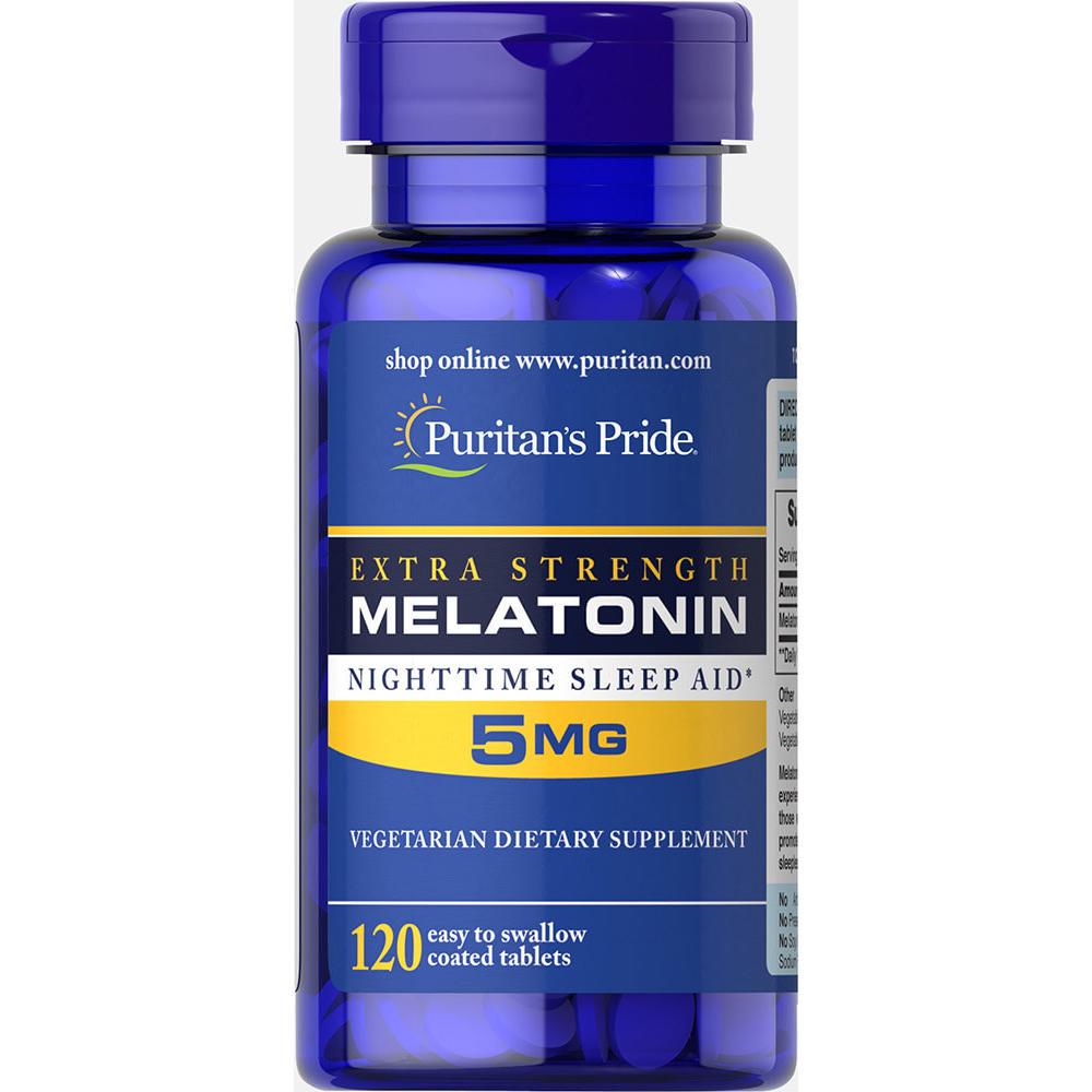 Натуральная добавка Melatonin 5 mg 120 tabs (100-62-4494511-20)