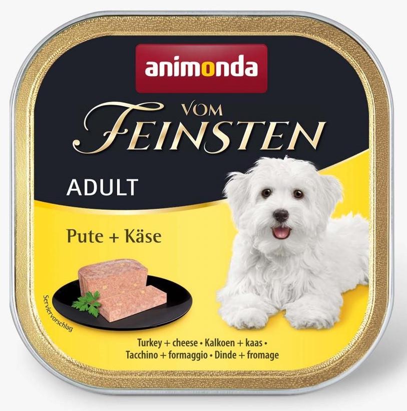 Корм влажный для собак Animonda Vom Feinsten Turkey/Cheese 150 г (1830807822)