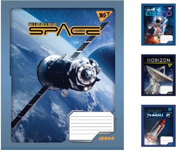 Зошити учнівські у клітинку YES Space 24 арк. 20 шт. в уп. (MTT-163171)