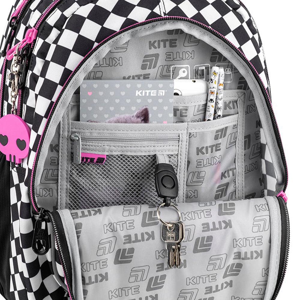 Школьный рюкзак KITE Education teens Kuromi 20,5 л (HK25-8001M) - фото 13 Школьный рюкзак KITE Education teens Kuromi 20,5 л (HK25-8001M) - фото 13