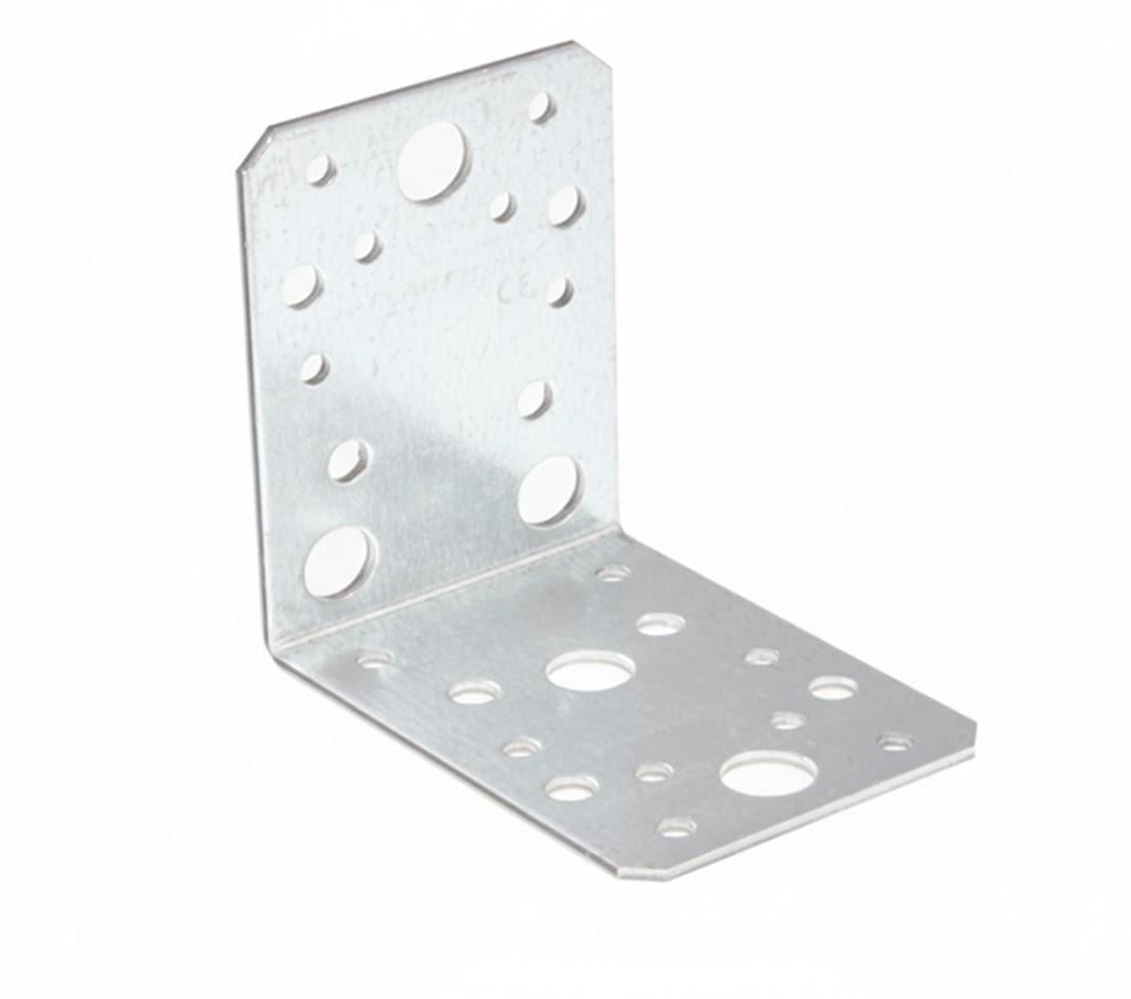 Кутник з'єднувальний перфорований 105х105х90х2,5 мм (7234) Кутник з'єднувальний перфорований 105х105х90х2,5 мм (7234)