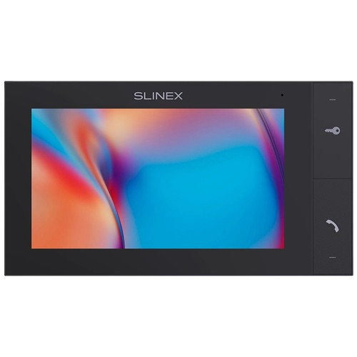 Відеодомофон з сенсорним дисплеєм Slinex KIARA 7" 1024x600 Wi-Fi PoE Black (38310240)