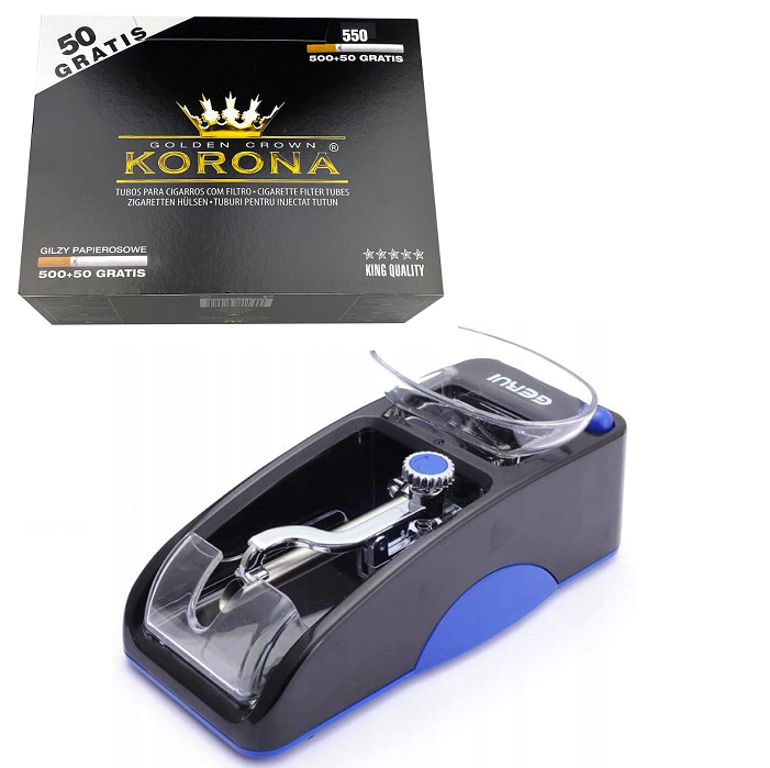 Машинка для набивання сигарет Gerui GR-5 з гільзами Korona