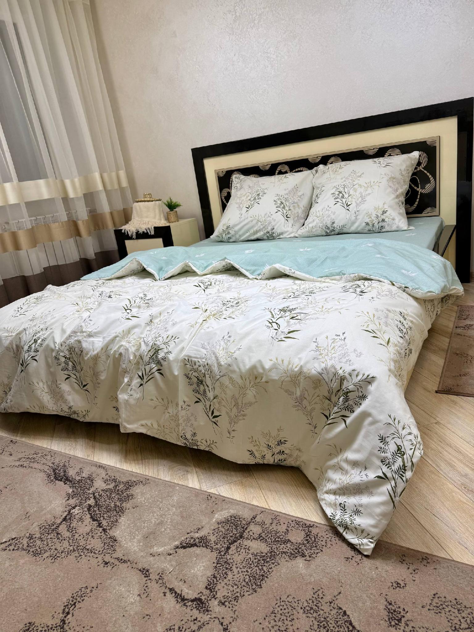 Комплект постельного белья Мелиса хлопковый евро 200х220/70х70 см Белый (32367831)