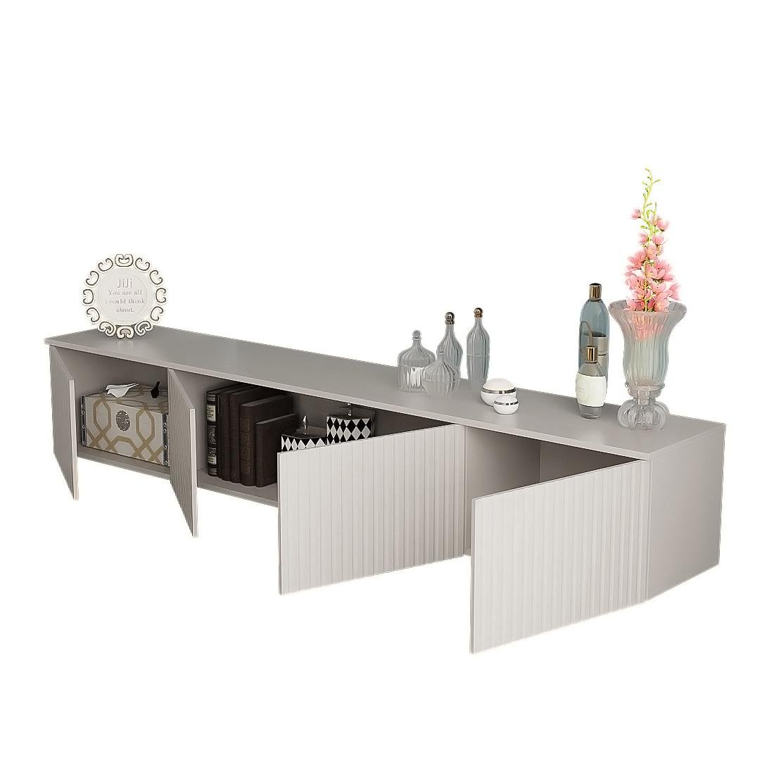 Тумба ТВ Саванна навесная К-504 200x33x35 см Кашемир (01375)