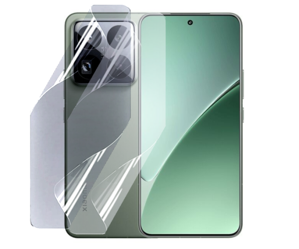 Противоударная гидрогелевая пленка Hydrogel Film для Xiaomi 15 на заднюю панель, Transparent