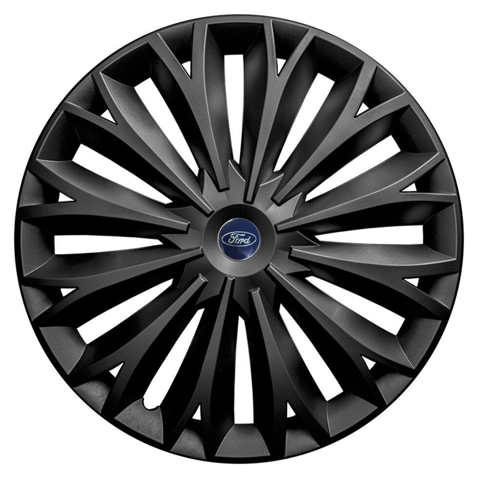 Комплект колпаков JAWOPLAST Sigma R15 для Ford 4 шт. Black (28434628)