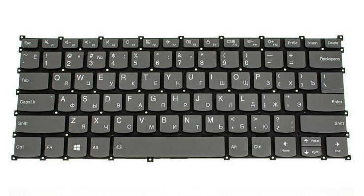 Клавиатура для ноутбука Acer ConceptD 5 CN516-72 rus без кадра с подсветкой клавиш Silver (163803)
