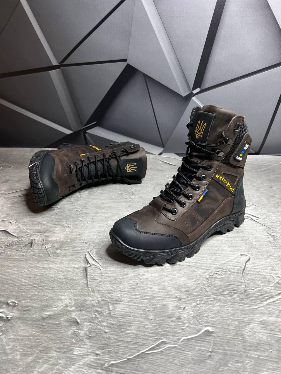 Берці зимові чоловічі з хутром р. 45 Brown - фото 4 Берці зимові чоловічі з хутром р. 45 Brown - фото 4