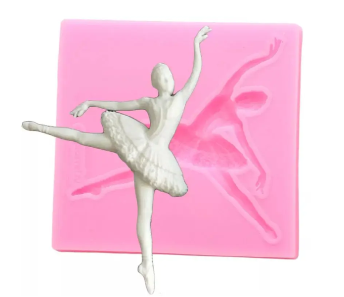Форма силиконовая Балерина 84x84 мм Розовый (411488) Форма силиконовая Балерина 84x84 мм Розовый (411488)