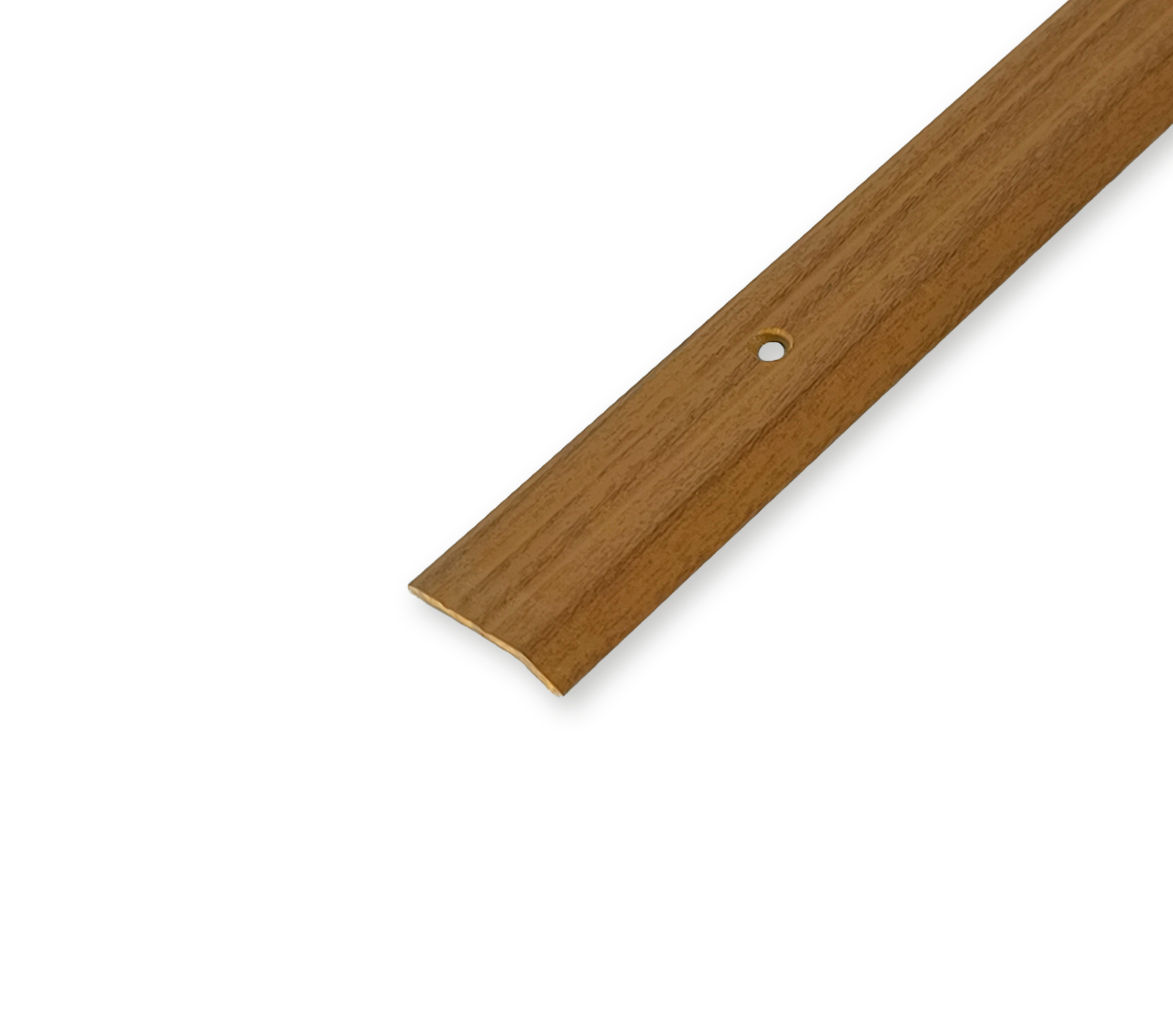 Порожек EURO CONCEPT алюминиевый рифленый БРП-025 декорированный 30x5 мм 1800 мм Дуб рустик