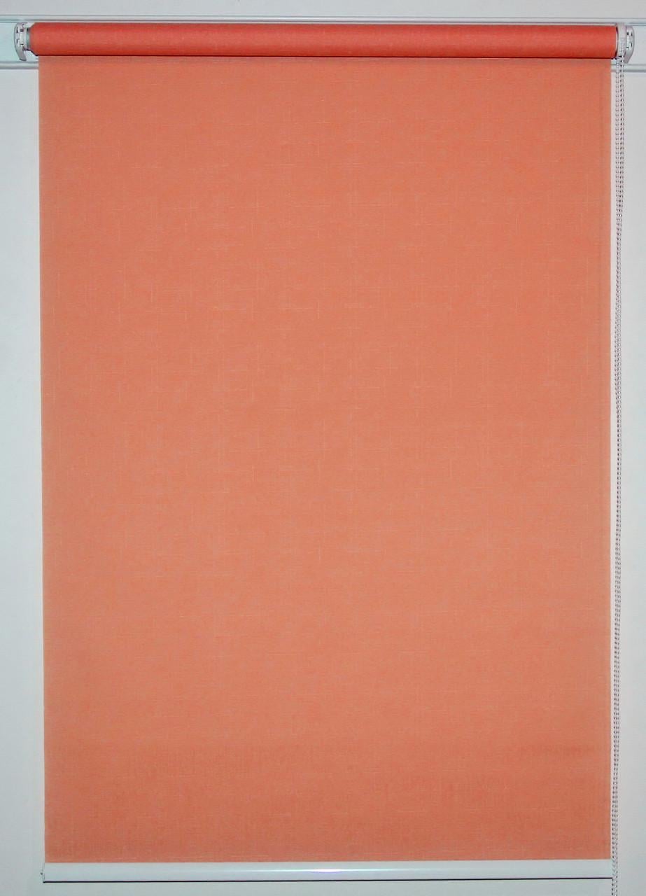 Рулонная штора Miranda Лен 82,5х200 см Красно-оранжевый (МБ-860-90)