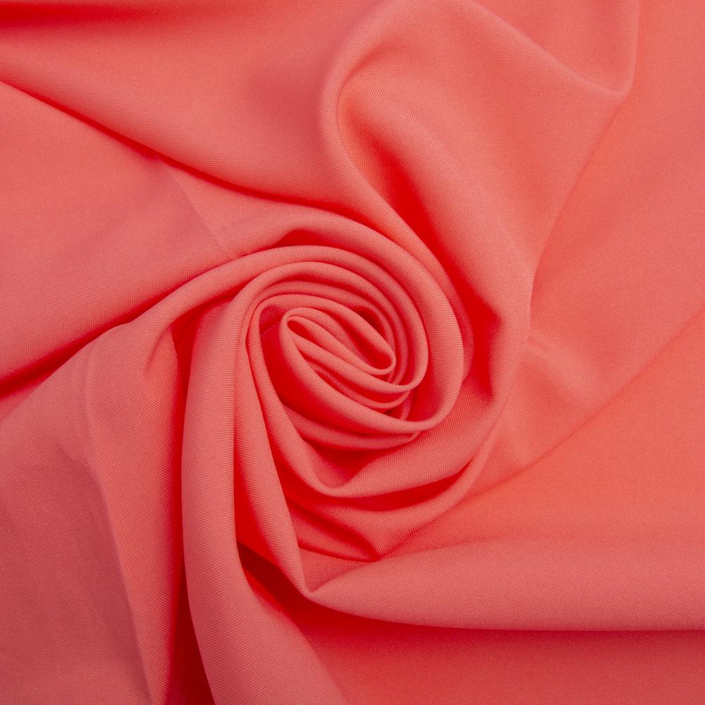 Ткань костюмная габардин Персиковый