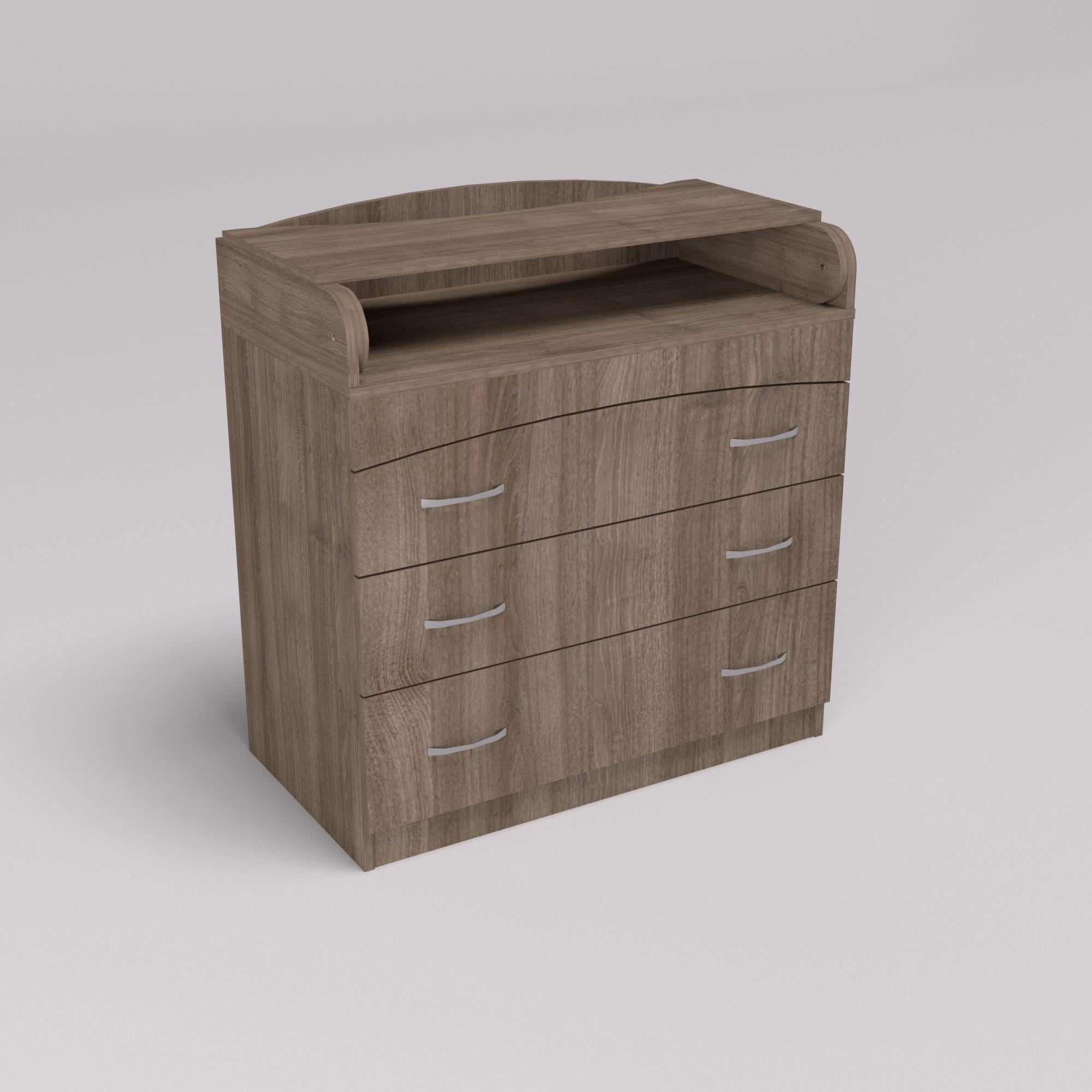 Комод пеленальный №2 864х465х916 мм Дуб Шамони Темный (12078)