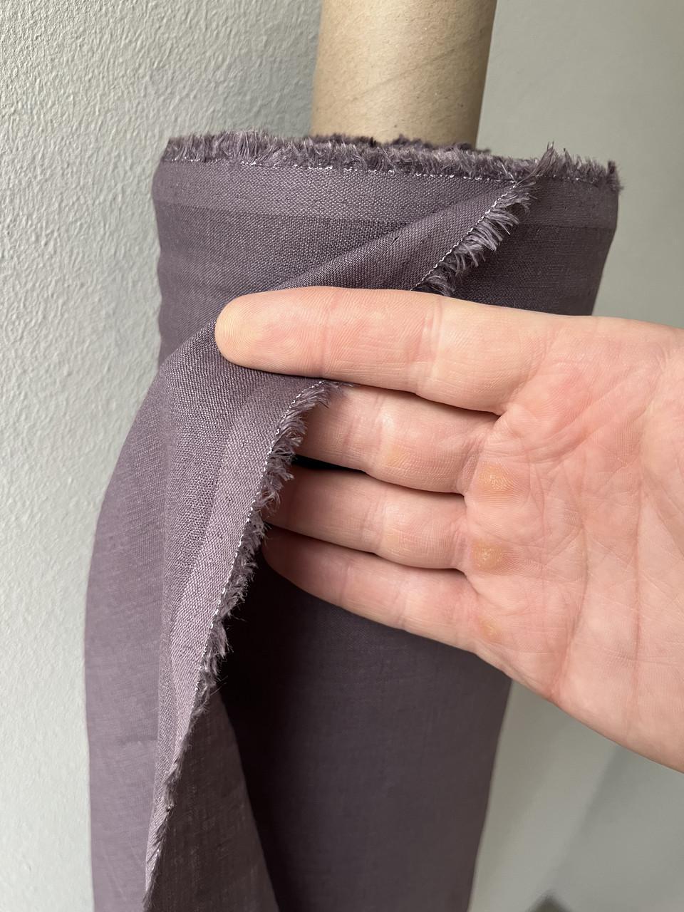 Ткань рубашечная LINEN PLUS льняная 143 см 1590 Кофейный - фото 4 Ткань рубашечная LINEN PLUS льняная 143 см 1590 Кофейный - фото 4