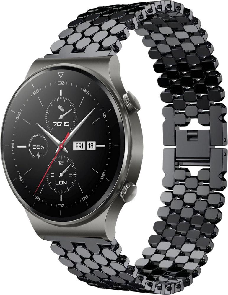 Металлический Ремешок Scaly для Huawei Watch GT 2 Pro Black (28786-2B)