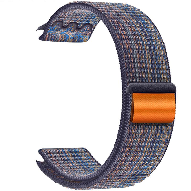 Ремешок Hoco WA25 series nylon strap для Apple watch 38/40/41 мм Dynamic Royal Blue with Orange