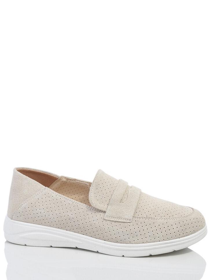 Лоферы замшевые ITTS SN0311-13 р. 37 Молочный