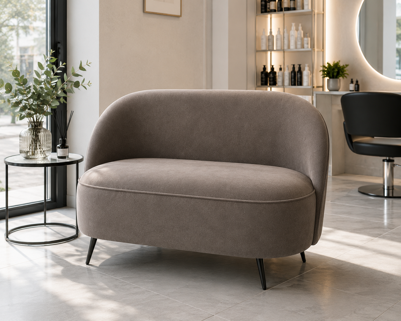 Диван для очікування Chetco Lounge 120 см Сірий (HА100012)