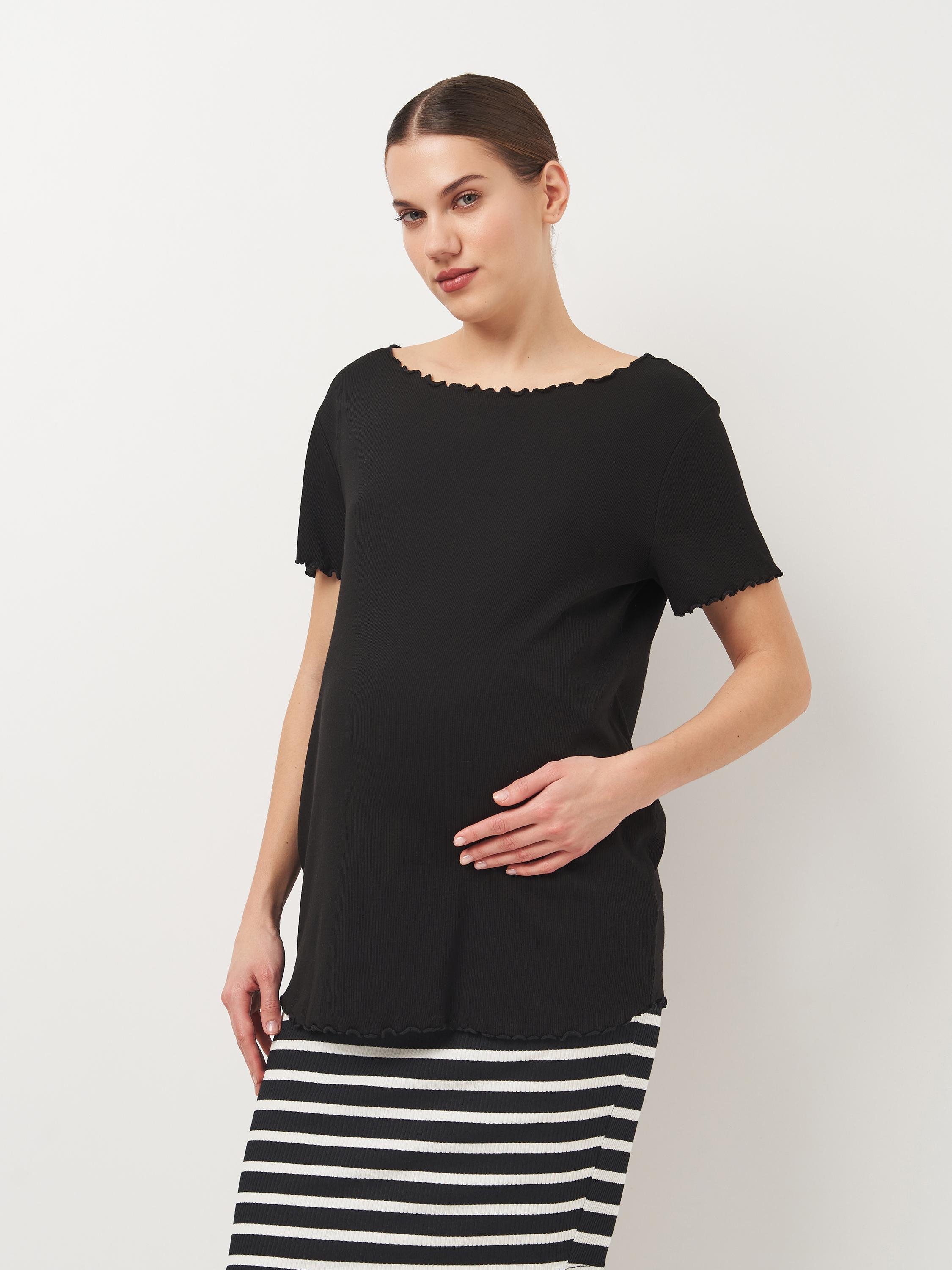 Футболка для вагітних H&M XL Чорний (A10091067183)