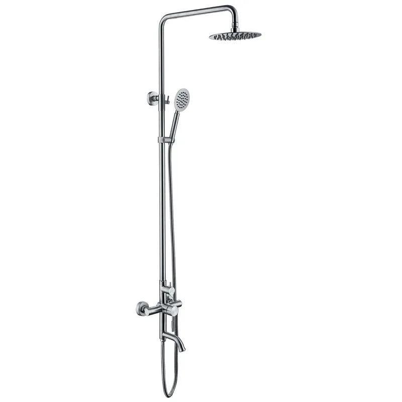 Душевая колонна со смесителем Champion SUS-009-J из нержавеющей стали Chrome (CH6540)