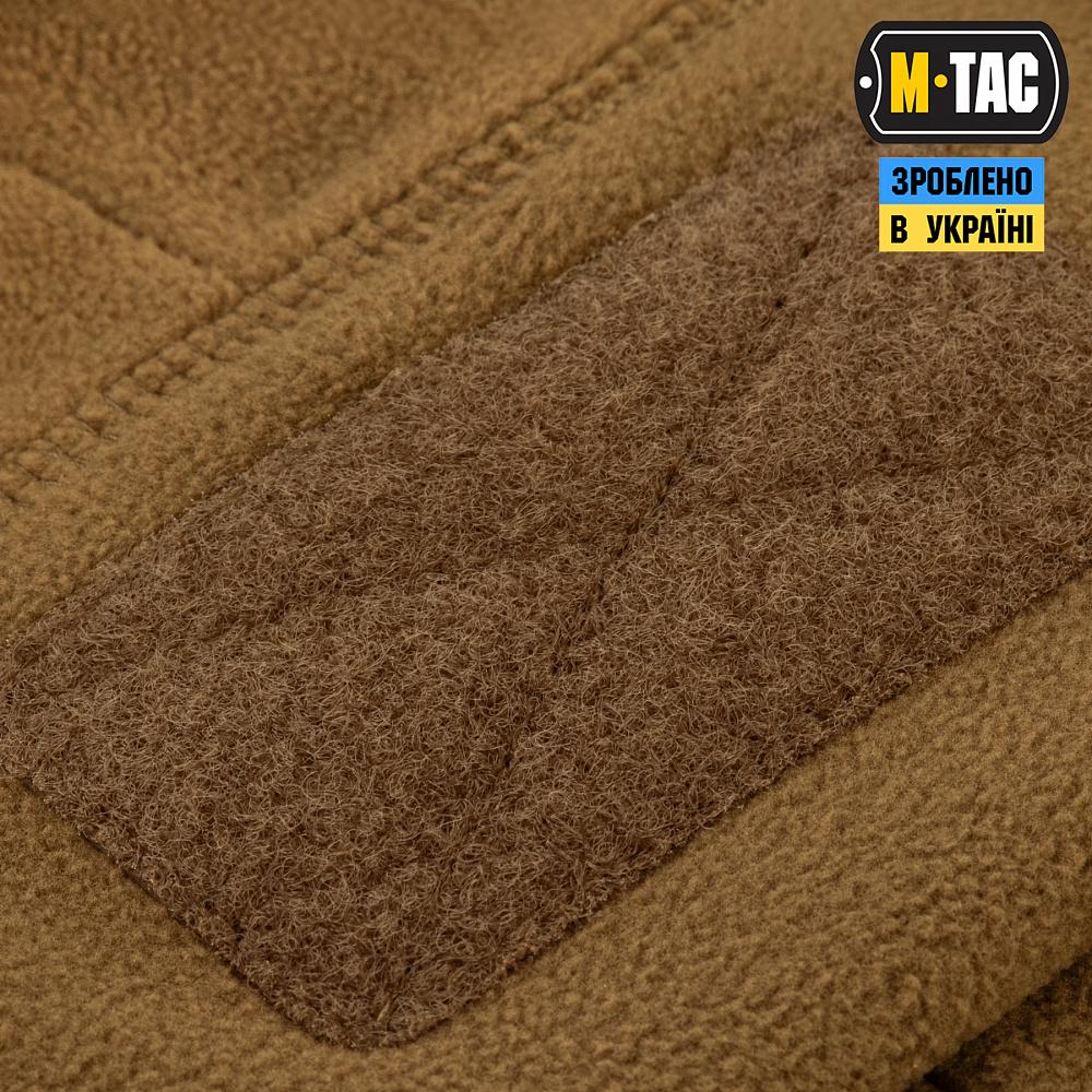 Шапка флісова M-Tac Watch Cap Elite з Velcro S Койот (5926870) - фото 7
