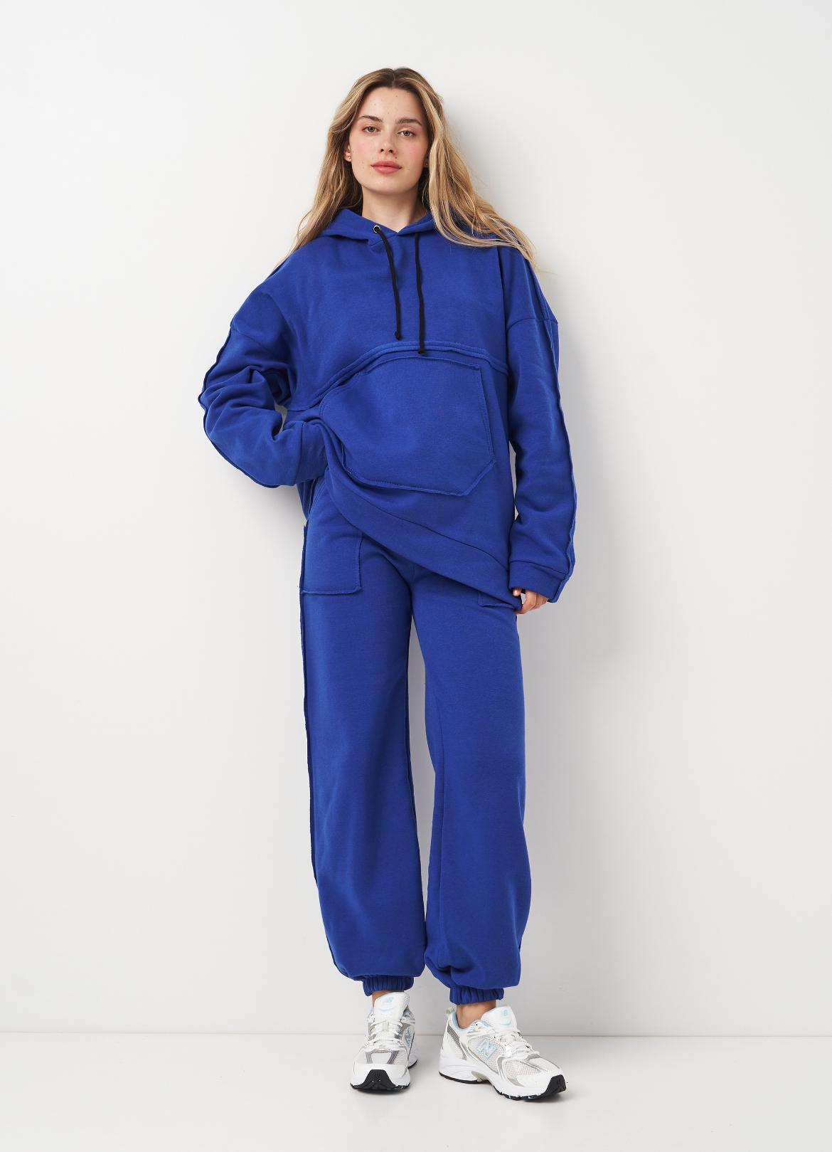 Спортивный костюм утепленный Вилена женский р. 54 Синий (2288073110)