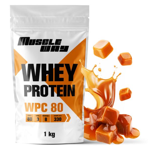 Протеин сывороточный MuscleWay 80% КСБ 80 26 порции 1 кг Карамель (21-125-ksb80-mw-rs.k)