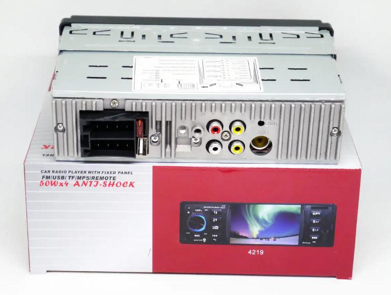 Автомагнітола 1DIN 4219 ISO экран 4,1'' DIVX/MP3/USB/SD/Bluetooth (17505) - фото 4