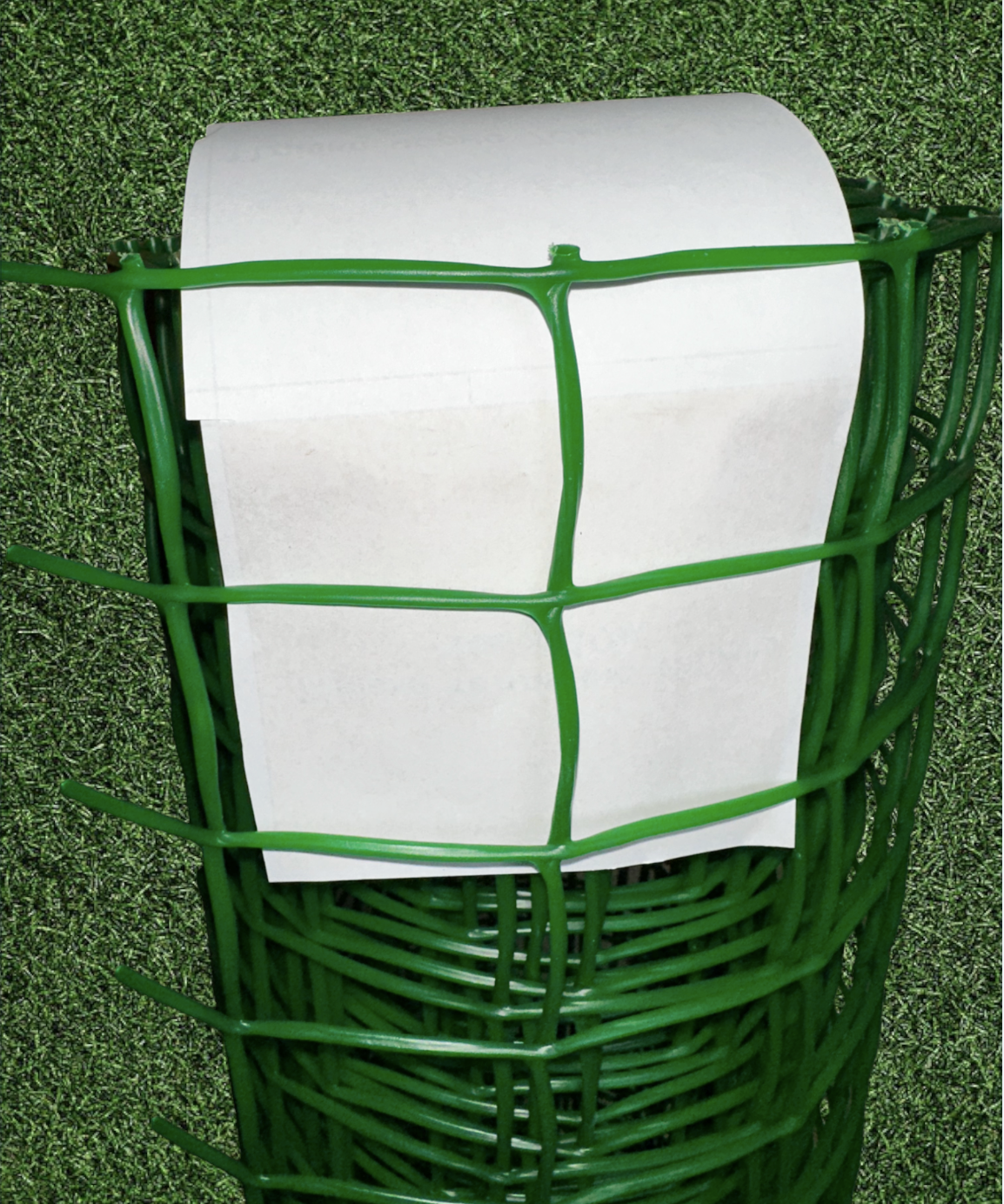 Сетка пластиковая декоративная Клевер 50х50 мм 1х10 м Светло - зеленый - фото 4