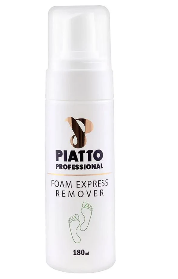 Пилинг пенка кислотная для педикюра Piatto Foam Express Remover профессиональное средство для размягчения ороговевшей кожи стоп 180 мл (39063)