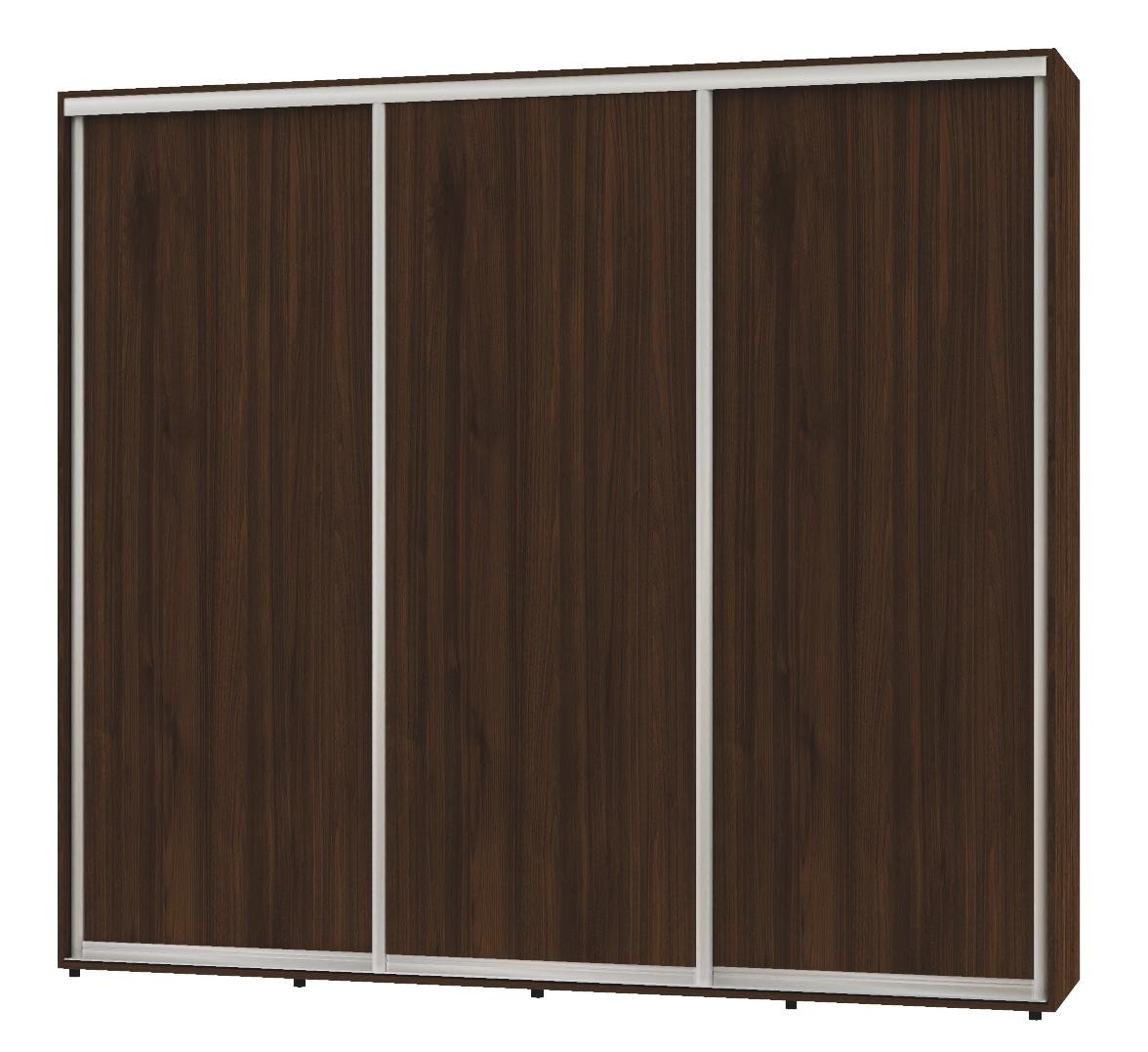 Шкаф-купе трехдверный Алекса ШК-05 ДСП 270х60х220 см Орех селект каменный - фото 1 Шкаф-купе трехдверный Алекса ШК-05 ДСП 270х60х220 см Орех селект каменный - фото 1