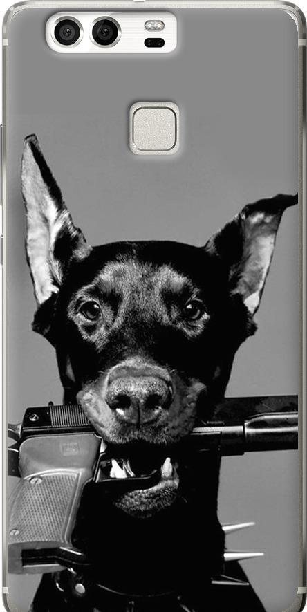 Чехол на Huawei P9 Доберман (2745u-347-42517)