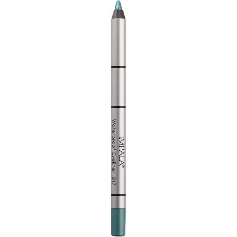 Карандаш для глаз водостойкий на пчелином воске Impala Waterproof Eyeliner 317 Бирюзовый с шимером (492)