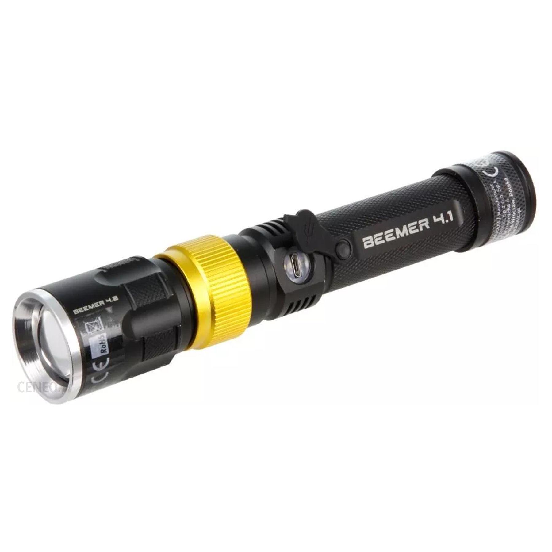 Фонарь профессиональный Mactronic Beemer 4 350 Lm + UV 390 nm Ultraviolet Focus USB Recharg (PWL0021) - фото 2 Фонарь профессиональный Mactronic Beemer 4 350 Lm + UV 390 nm Ultraviolet Focus USB Recharg (PWL0021) - фото 2