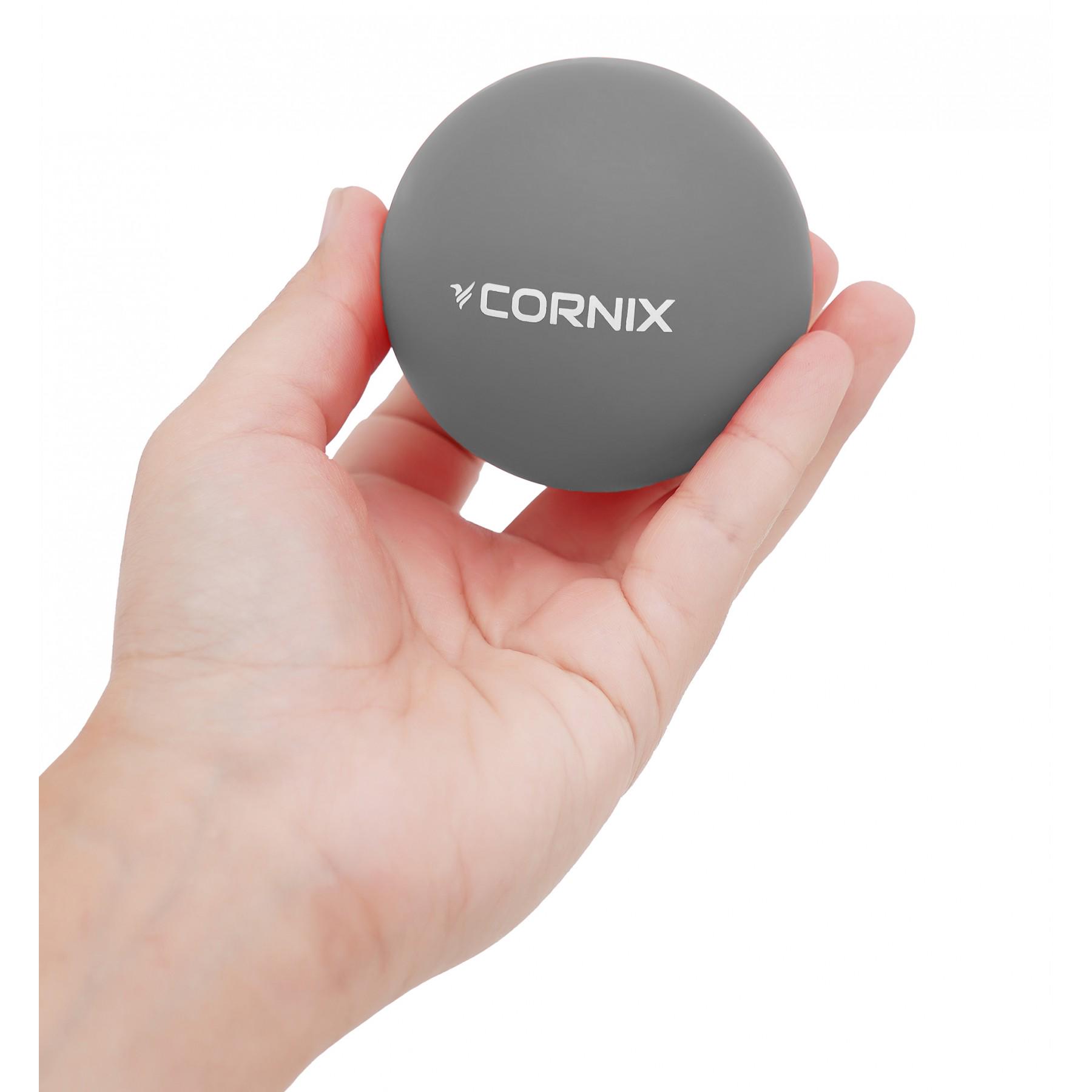 Масажний м'яч Cornix Lacrosse Ball XR-0120 Grey (39227) - фото 2