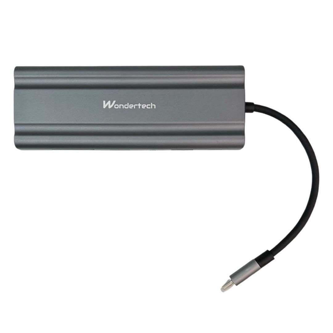 USB-хаб Wondertech WT00586 10в1 USB2.0x1 USB3.0x1 USB-C