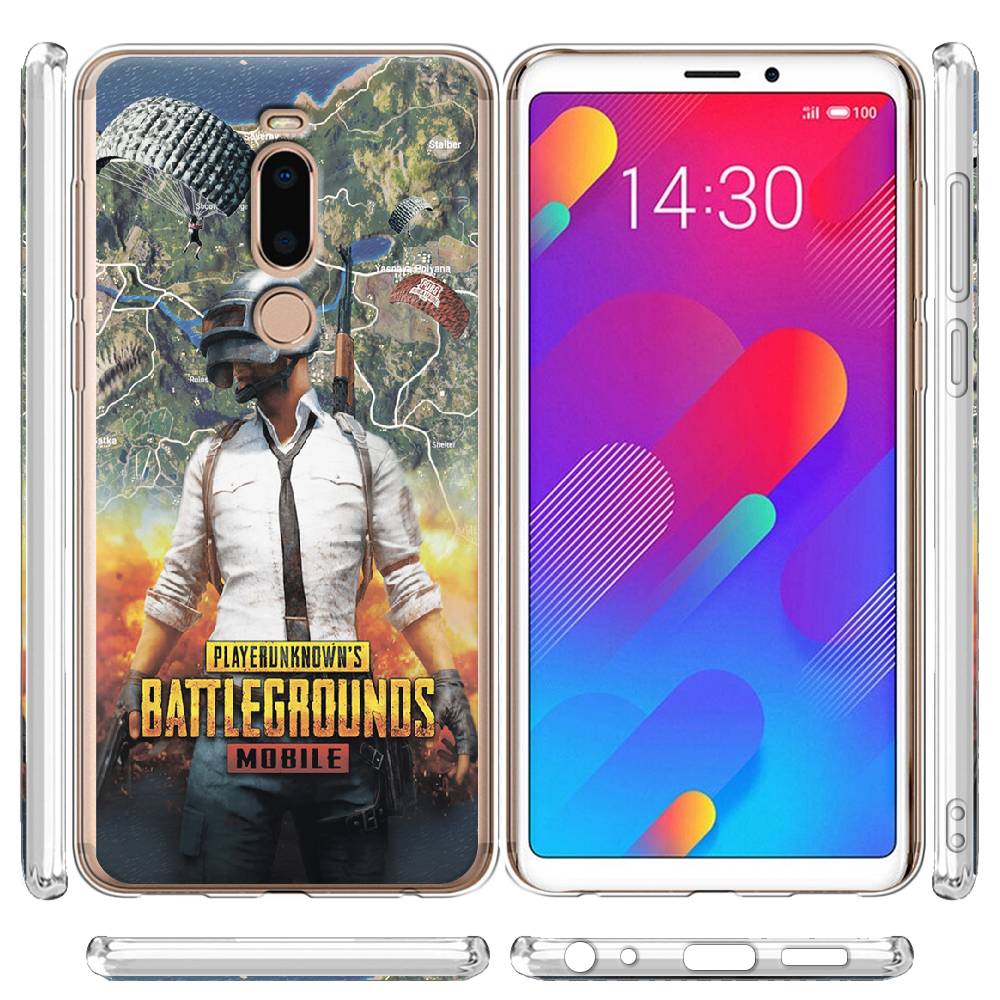 Чехол Boxface Meizu M8 PUBG Mobile Прозрачный силикон (35852-up2309-35852) - фото 3