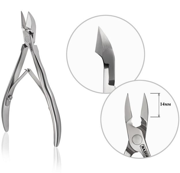 Кусачки профессиональные для кожи Razor 14 мм (NW-01) - фото 2 Кусачки профессиональные для кожи Razor 14 мм (NW-01) - фото 2