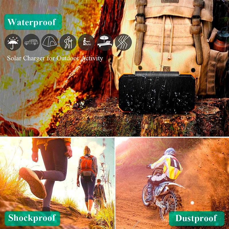 Повербанк Solar with 32pcs camping LED 20000 mAh PN-W12Pro IPX4 2USB/Type-C 18W/3A PD/QC - фото 10 Повербанк Solar with 32pcs camping LED 20000 mAh PN-W12Pro IPX4 2USB/Type-C 18W/3A PD/QC - фото 10