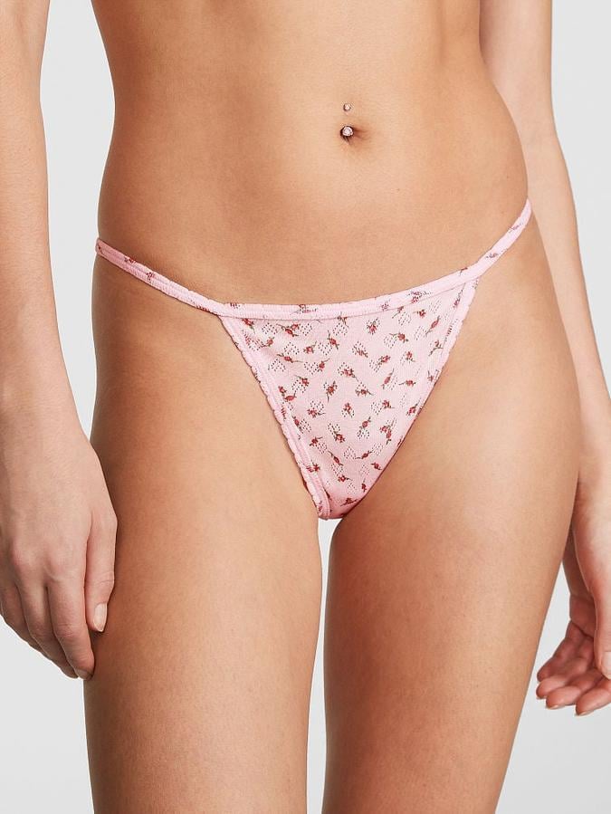 Трусики стринги женские Victoria's Secret (154100516356) V-Thong S Розовый (2522066973)