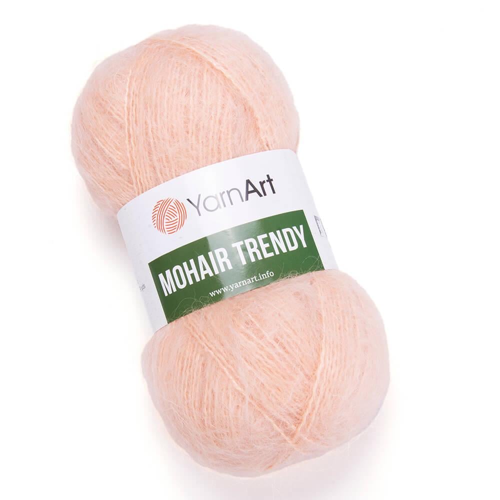 Пряжа YarnArt Mohair Trendy 145 Ніжно-рожевий (6223)