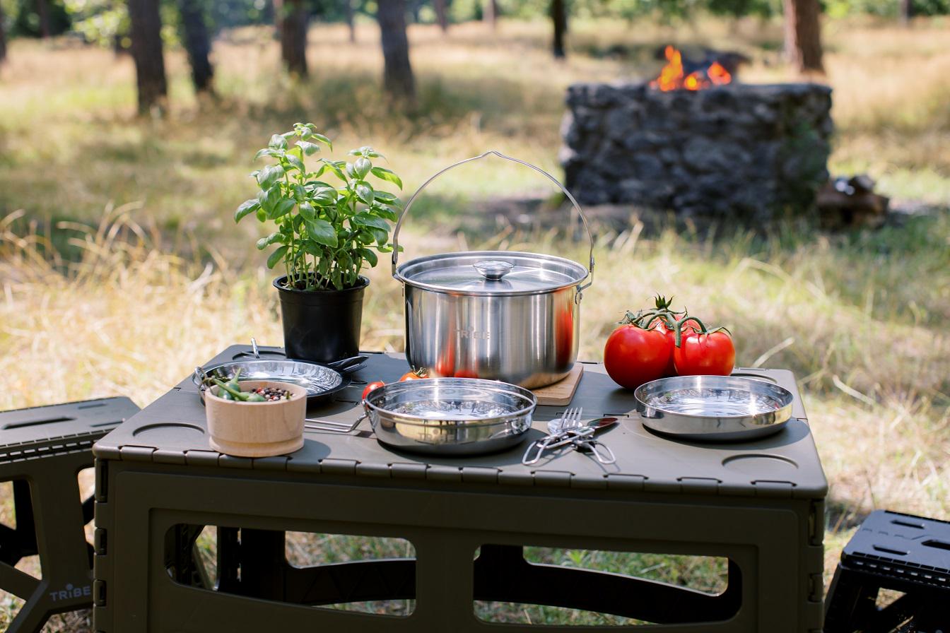 Казанок туристичний Tribe Family Pot з нержавіючої сталі 3,5 л (T-FH-0005-metal) - фото 5 Казанок туристичний Tribe Family Pot з нержавіючої сталі 3,5 л (T-FH-0005-metal) - фото 5