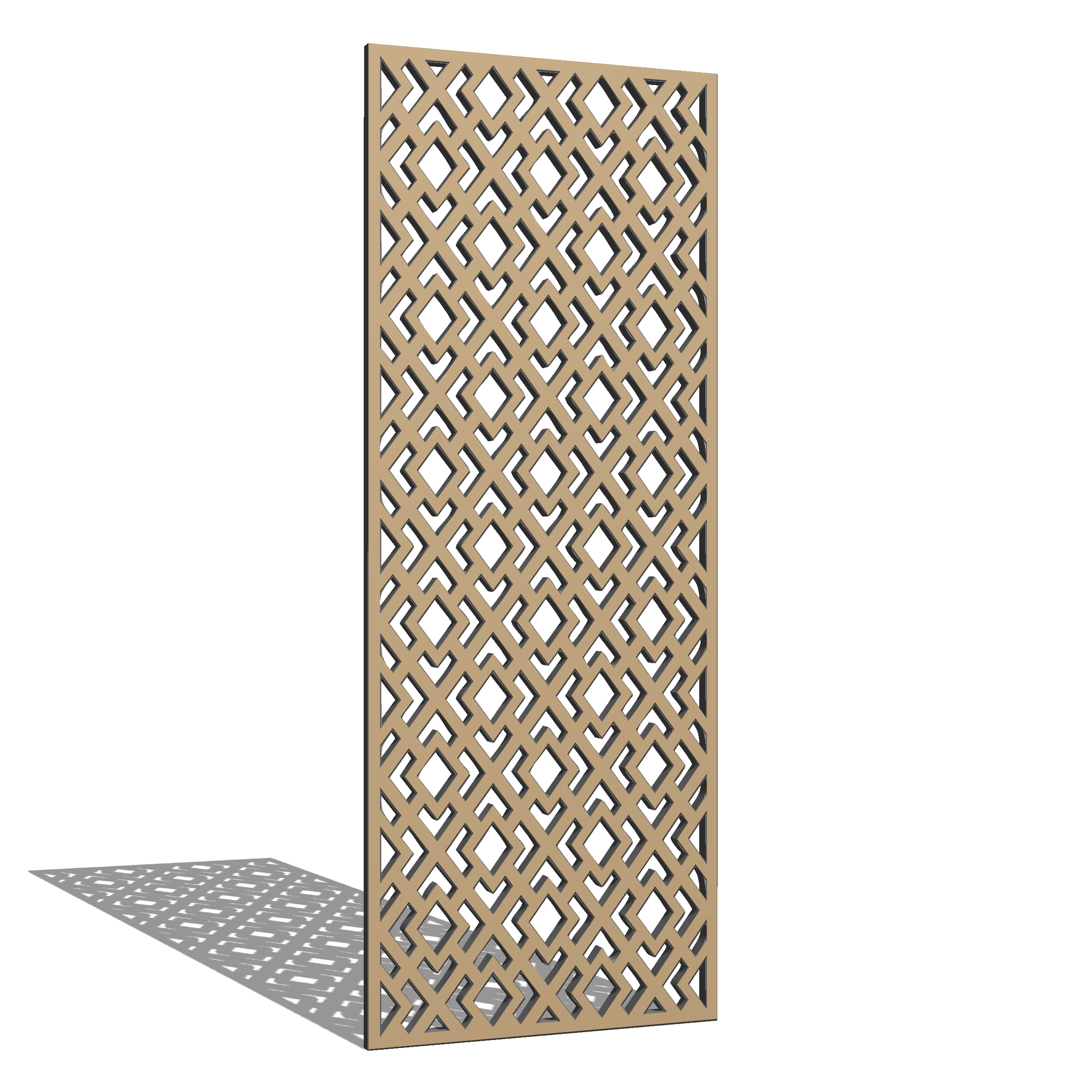 Перегородка резная ALEDRO SR 13 под покраску 2500х950x10 мм (29502551)