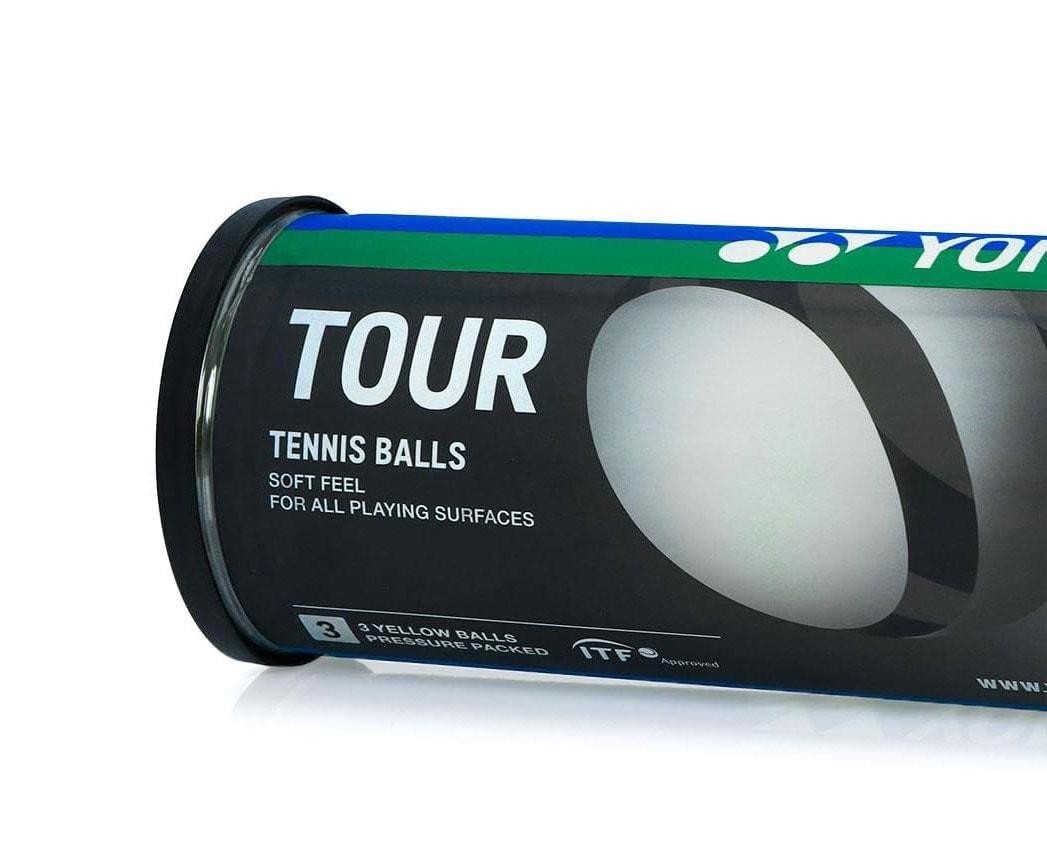 М'ячі для тенісу Yonex Tour 3B Жовтий (TBTR3B) - фото 2