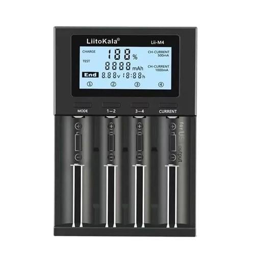 Зарядное устройство для LiitoKala Lii-M4 4x-10440/14500/17355/18650/22650 5В (573628) Зарядное устройство для LiitoKala Lii-M4 4x-10440/14500/17355/18650/22650 5В (573628)